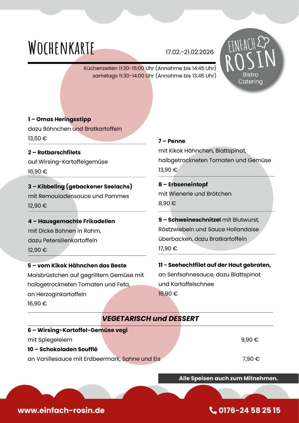 Wochenkarte 21.10.-25.10