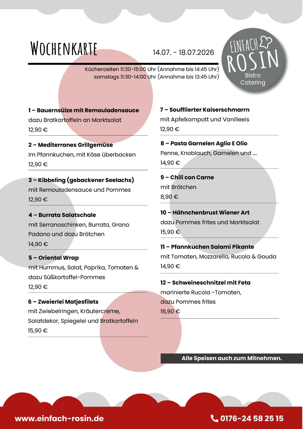 Wochenkarte 21.10.-25.10